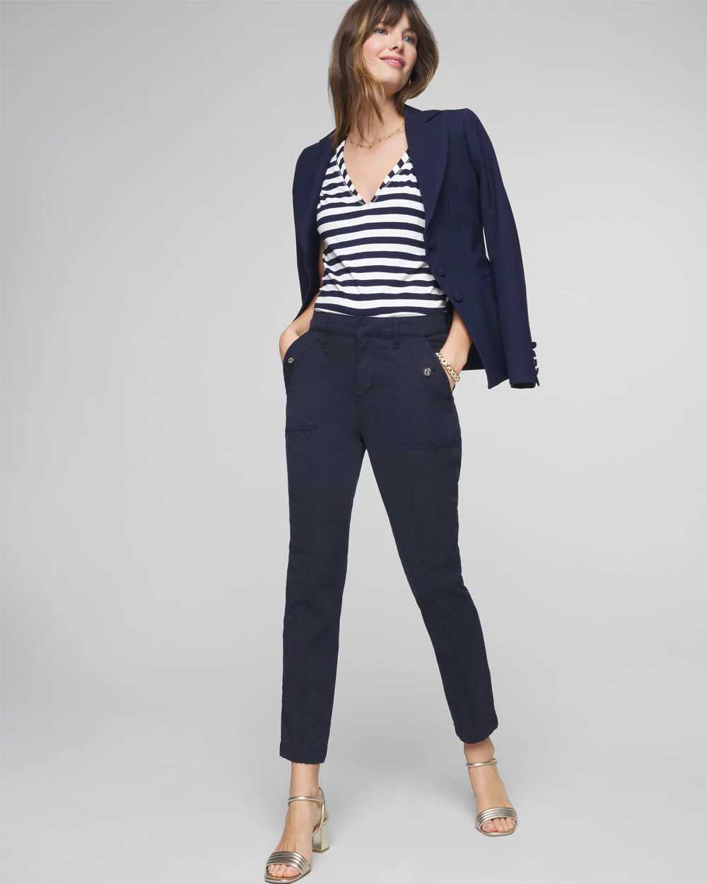 High Rise Pret A Jet Slim Ankle Pants